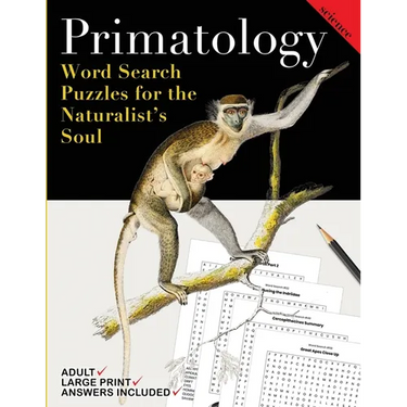 Primatology: Word Search Puzzles for the Naturalist's Soul