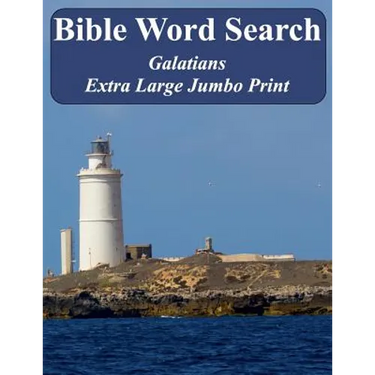 Bible Word Search Galatians: King James Version Extra Large Jumbo Print