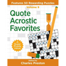 Quote Acrostic Favorites: Features 50 Rewarding Puzzles