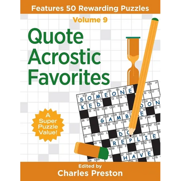 Quote Acrostic Favorites: Features 50 Rewarding Puzzles