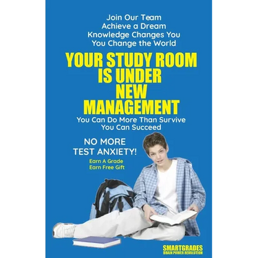 Your Study Room Is Under New Management Study Skills SMARTGRADES BRAIN POWER REVOLUTION: Student Tested! Teacher Approved! Parent Favorite! 5 Star Rev