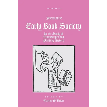 Journal of the Early Book Volume 28