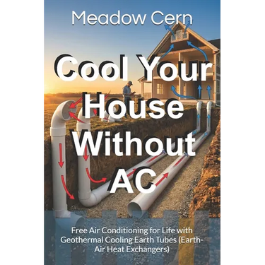 Cool Your House Without AC: Free Air Conditioning for Life with Geothermal Cooling Earth Tubes (Earth-Air Heat Exchangers)