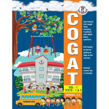 COGAT - VOL 1 -TESTS - 1 and 2