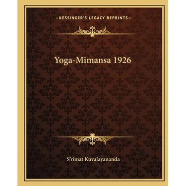 Yoga-Mimansa 1926
