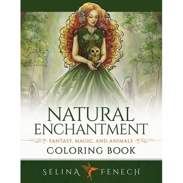 Natural Enchantment Coloring Book - Fantasy, Magic, and Animals