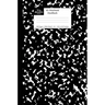 A5 Notebook Hardback: Black Marble Wide Rule Journal