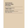 Witness from the Pulpit: Topical Sermons, 1933-1980