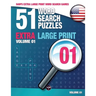 Sam's Extra Large Print Word Search Games - 51 Word Search Puzzles, Volume 1: Brain-stimulating puzzle activities for many hours of entertainment