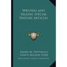 Writing and Selling Special Feature Articles