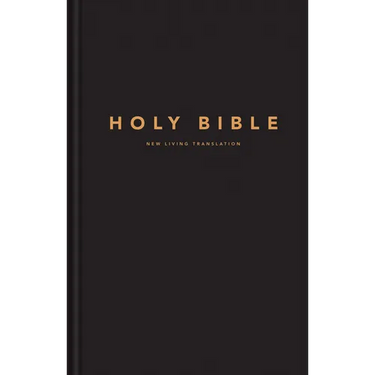 NLT Large Print Pew Bible (Hardcover, Black)
