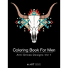 Coloring Book For Men: Anti-Stress Designs Vol 1