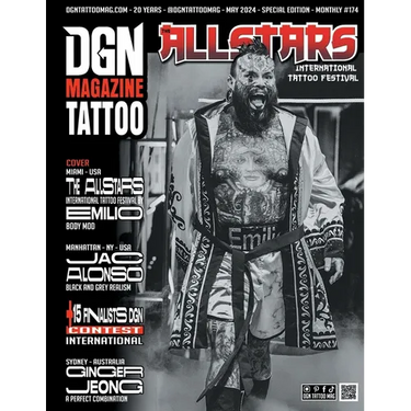 DGN Tattoo Magazine 20 Years #174 + 15 Finalists Contest International, book of tattoos: more than 100 tattoo for real, professional ... that will ins