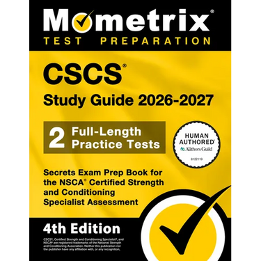 CSCS Study Guide 2026-2027 - 2 Full-Length Practice Tests, Secrets Exam Prep Book for the Nsca Certified Strength and Conditioning Specialist Assessme