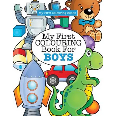 My First Colouring Book for Boys ( Crazy Colouring For Kids)
