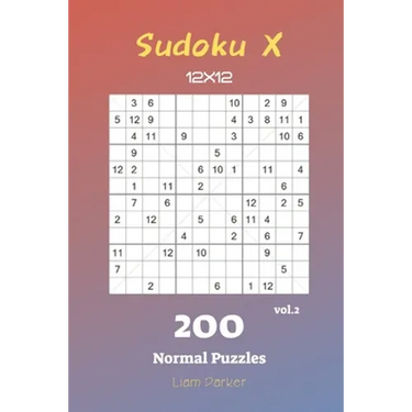 Sudoku X 12x12 - 200 Normal Puzzles vol.2