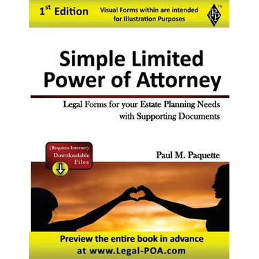 Simple Power of Attorney: Fillable Legal Forms for your Estate Planning Needs with Supporting Documents