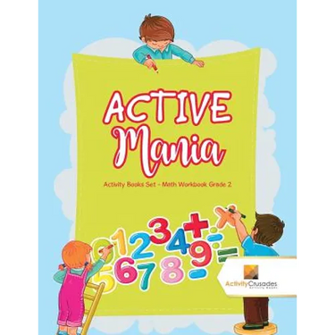 ACTIVE Mania: Activity Books Set - Math Workbook Grade 2