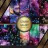 Scrapbook Paper: Starry Galaxy: Double Sided Craft Paper For Card Making, Origami & DIY Projects Scrapbooking Paper Pad