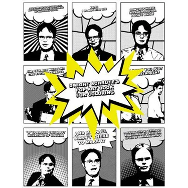 Dwight Schrute's Pop Art Book for Coloring