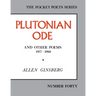 Plutonian Ode: And Other Poems 1977-1980