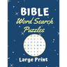 Bible Word Search Puzzles Large print: Puzzle game for adults and kids (8,5" x 11")