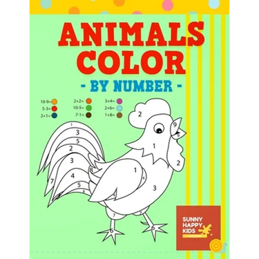 Animals Color By Number: Fun and Educational Animal Coloring Book Designed Especially For Kids Of All Ages