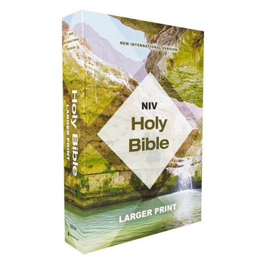 Niv, Holy Bible, Larger Print, Economy Edition, Paperback, Teal/Tan, Comfort Print