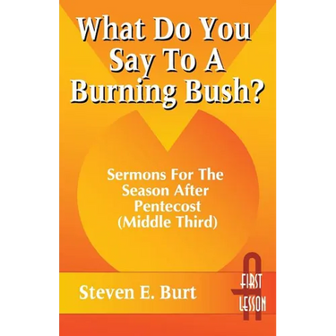 What Do You Say to a Burning Bush?: Sermons for the Season After Pentecost (Middle Third): Cycle a (First Lesson)
