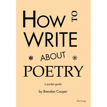 How to Write About Poetry: A Pocket Guide