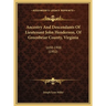 Ancestry And Descendants Of Lieutenant John Henderson, Of Greenbriar County, Virginia: 1650-1900 (1902)