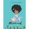 Mermaid Activity Book: Tracing Puzzles - 30 Pages - Paperback - Made In USA - Size 8.5x11 for Children