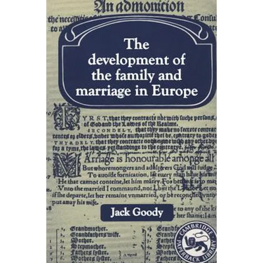 Development of the Family and Marriage in Europe