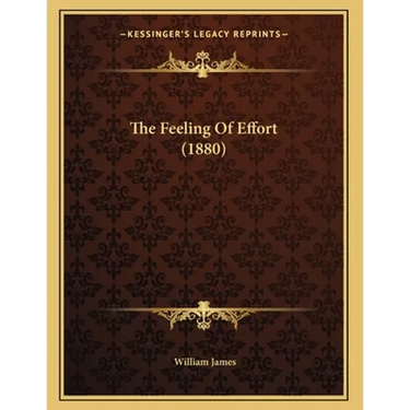 The Feeling Of Effort (1880)