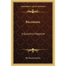 Baconiana: A Quarterly Magazine: January To October, 1908 (1908)
