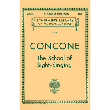 School of Sight-Singing: Schirmer Library of Classics Volume 245 Voice Technique