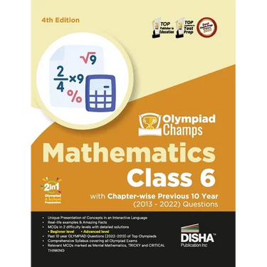 Olympiad Champs Mathematics Class 6 with Past Olympiad Questions
