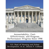 Accountability, Cost-Effectiveness, and Program Performance: Progress Since 1998