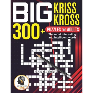 Big Kriss Kross: 300+ Puzzles for adults. The most interesting and intelligent words