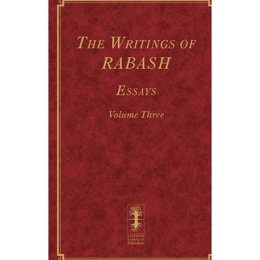 The Writings of RABASH - Essays - Volume Three