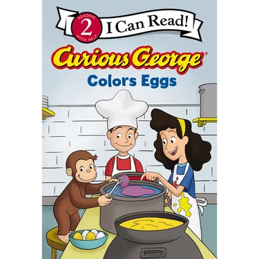 Curious George Colors Eggs