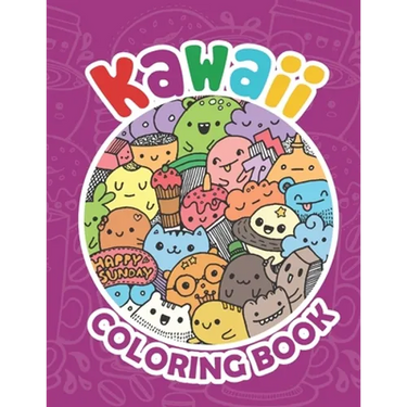 Kawaii Coloring Book: Kawaii Coloring Book For Teens, Kawaii Doodle Cute Japanese Style