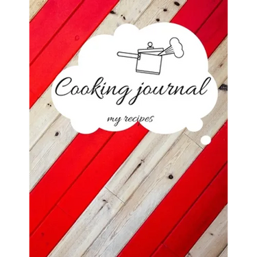 Recipe Book to Write in, Cooking Jurnal Notes, 102 pages, 8.5"x11"