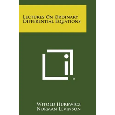 Lectures On Ordinary Differential Equations