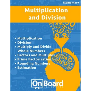 Multiplication and Division: Multiplication, Division, Multiply and Divide Whole Numbers, Factors and Multiples, Prime Factorization, Rounding Numb