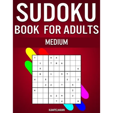 Sudoku Book for Adults Medium: 300 Sudokos for Intermediate Adult Players (With Solutions)