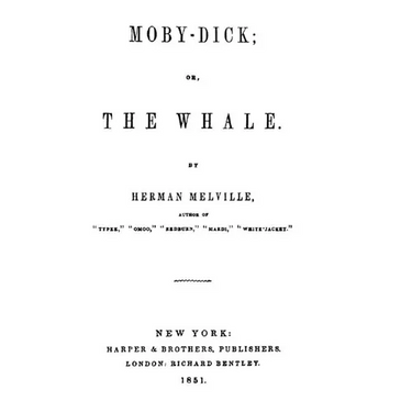 Moby-Dick, or, The Whale