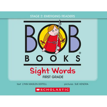 Bob Books - Sight Words First Grade Hardcover Collection of 10 Stories Decodable Phonics Stories, Ages 4 and Up, Kindergarten (Stage 2: Emerging Reade