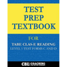 Test Prep Textbook for TABE CLAS-E Reading Level 1 Test-Forms C and D