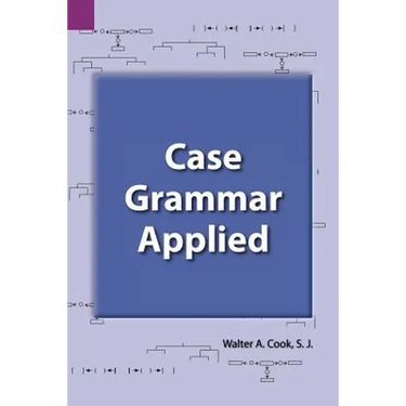 Case Grammar Applied